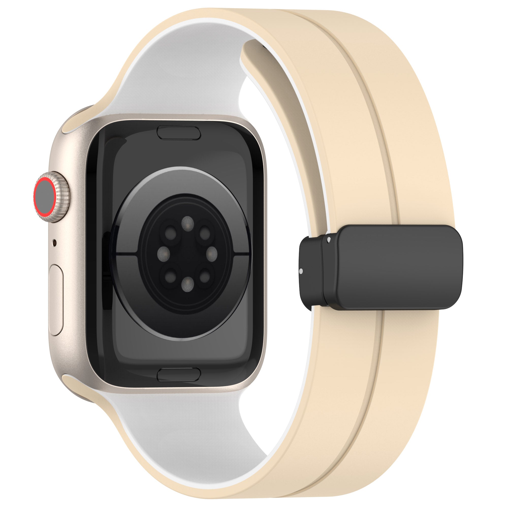 For Apple Watch Ultra 49mm Series 8 7 45mm 6 5 4 SE SE (2022) 44mm 3 2 1 42mm Silicone Watch Band Magnetic Buckle Wrist Strap For Apple Watch Ultra 49mm Series 8 7 45mm 6 5 4 SE SE (2022) 44mm 3 2 1 42mm Silicone Watch Band Magnetic Buckle Wrist Strap